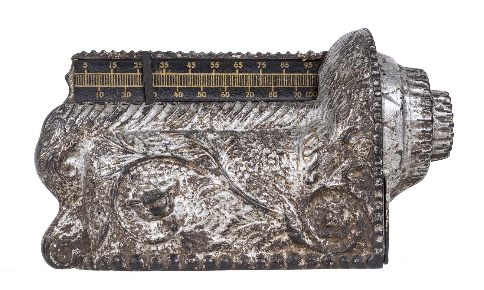 Gem Registering, Scarce Silver Painted Version - Cast Iron Mechanical Bank (1 of 4)