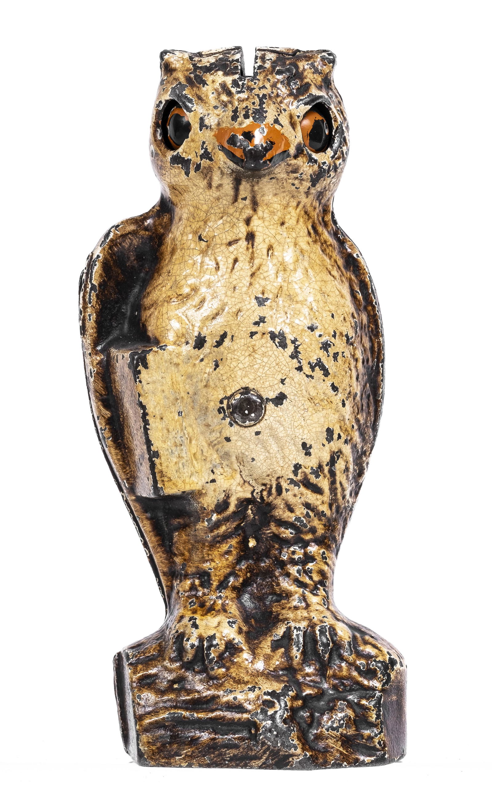 Owl Slot in Head - Cast Iron Mechanical Bank (1 of 5)