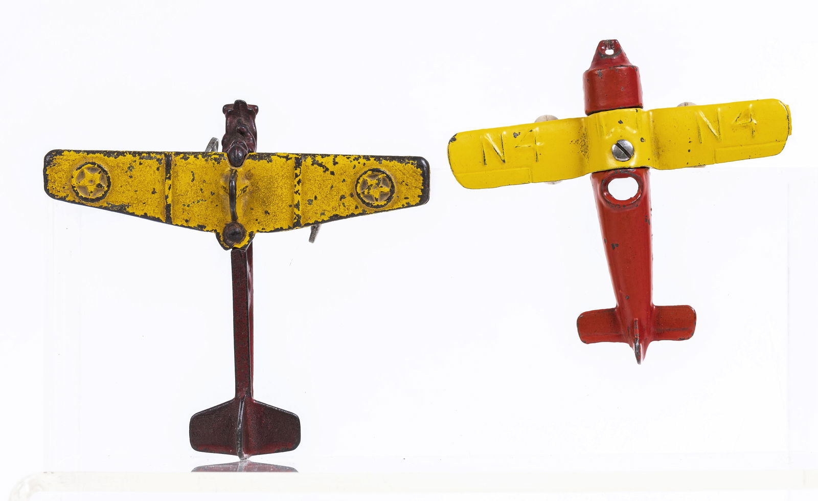Two Airplanes - Cast Iron Toys (1 of 2)