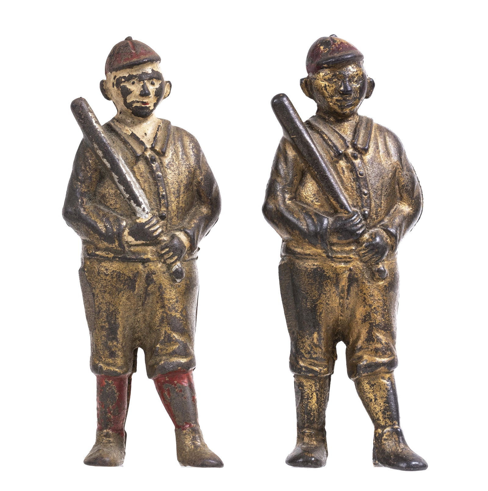Two Baseball Player Iron Banks (1 of 2)