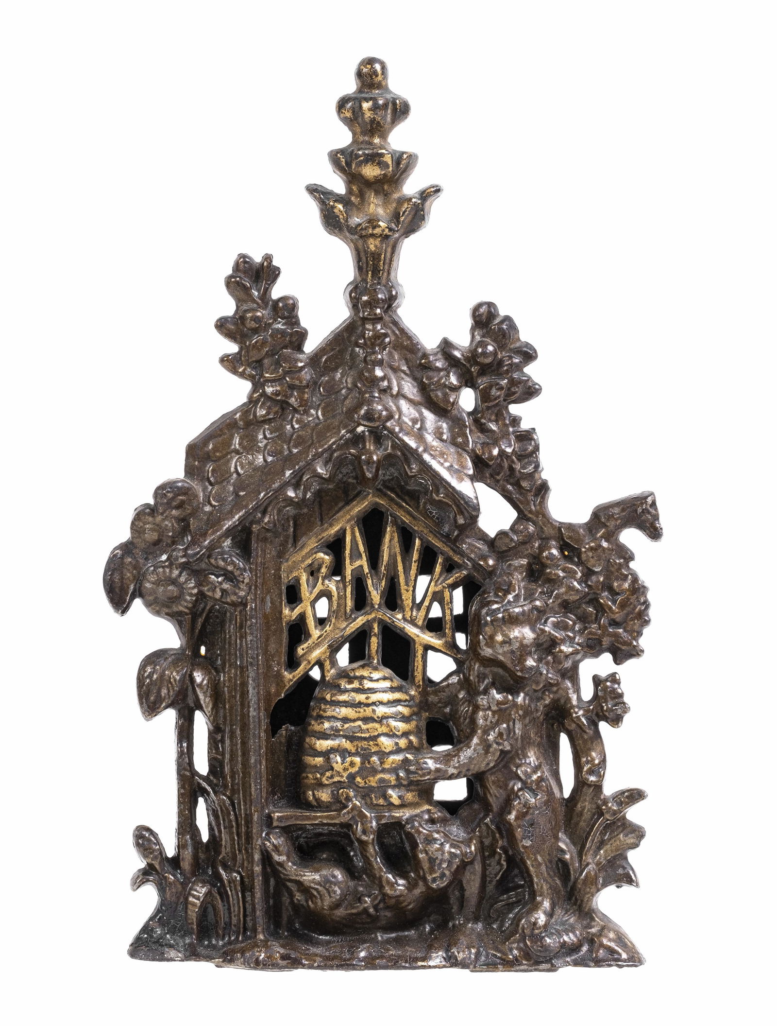 Bear Stealing Honey Iron Bank (1 of 2)