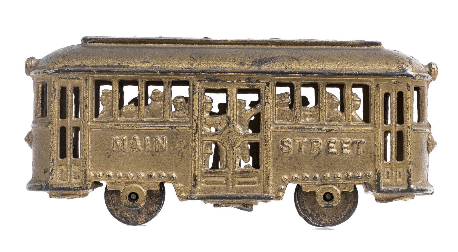 Main Street Trolley with People Iron Bank (1 of 2)