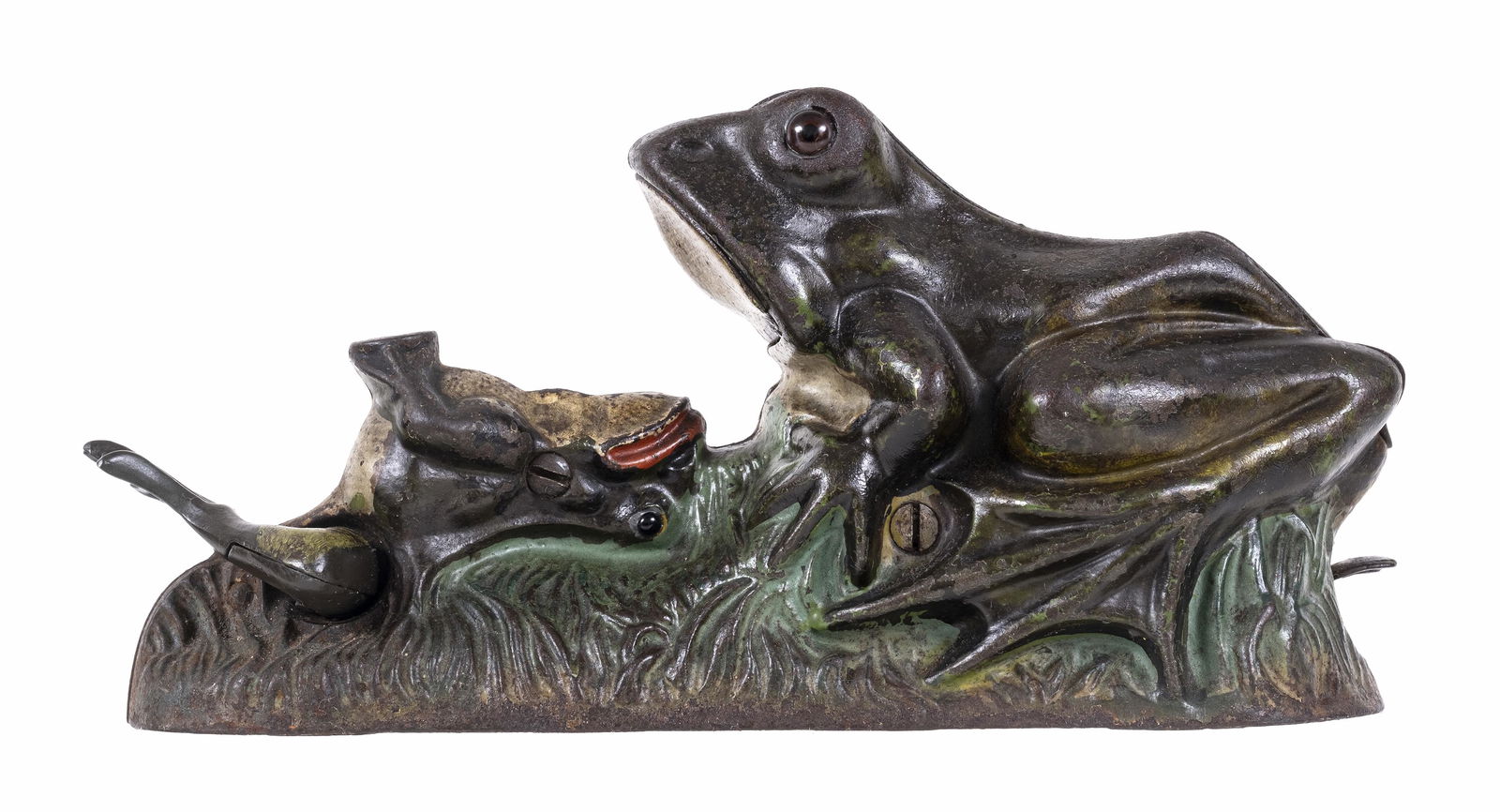 Two Frogs Cast Iron Mechanical Bank (1 of 4)