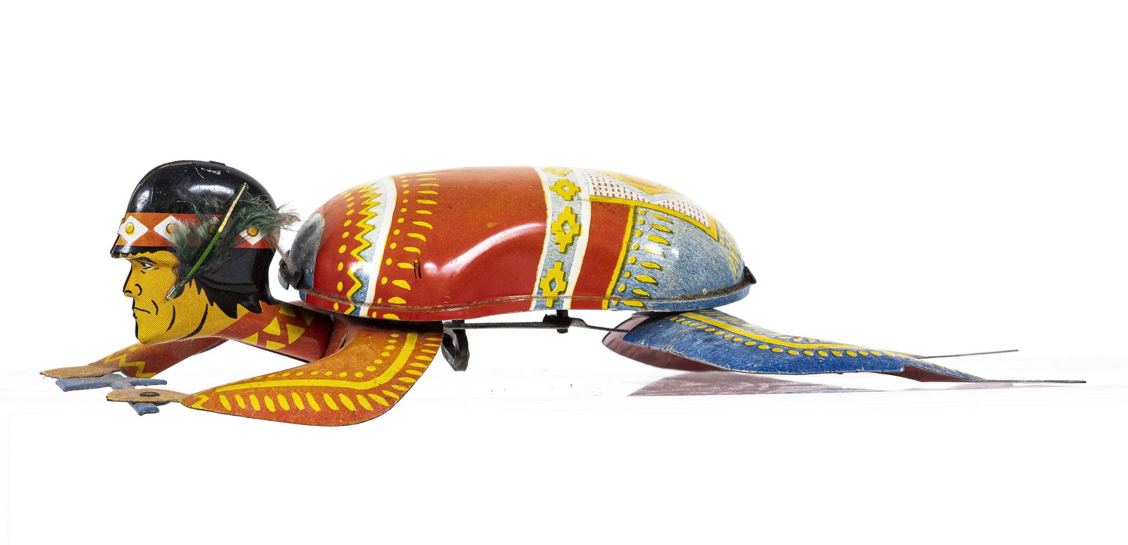 Crawling Native American Tin Toy (1 of 4)