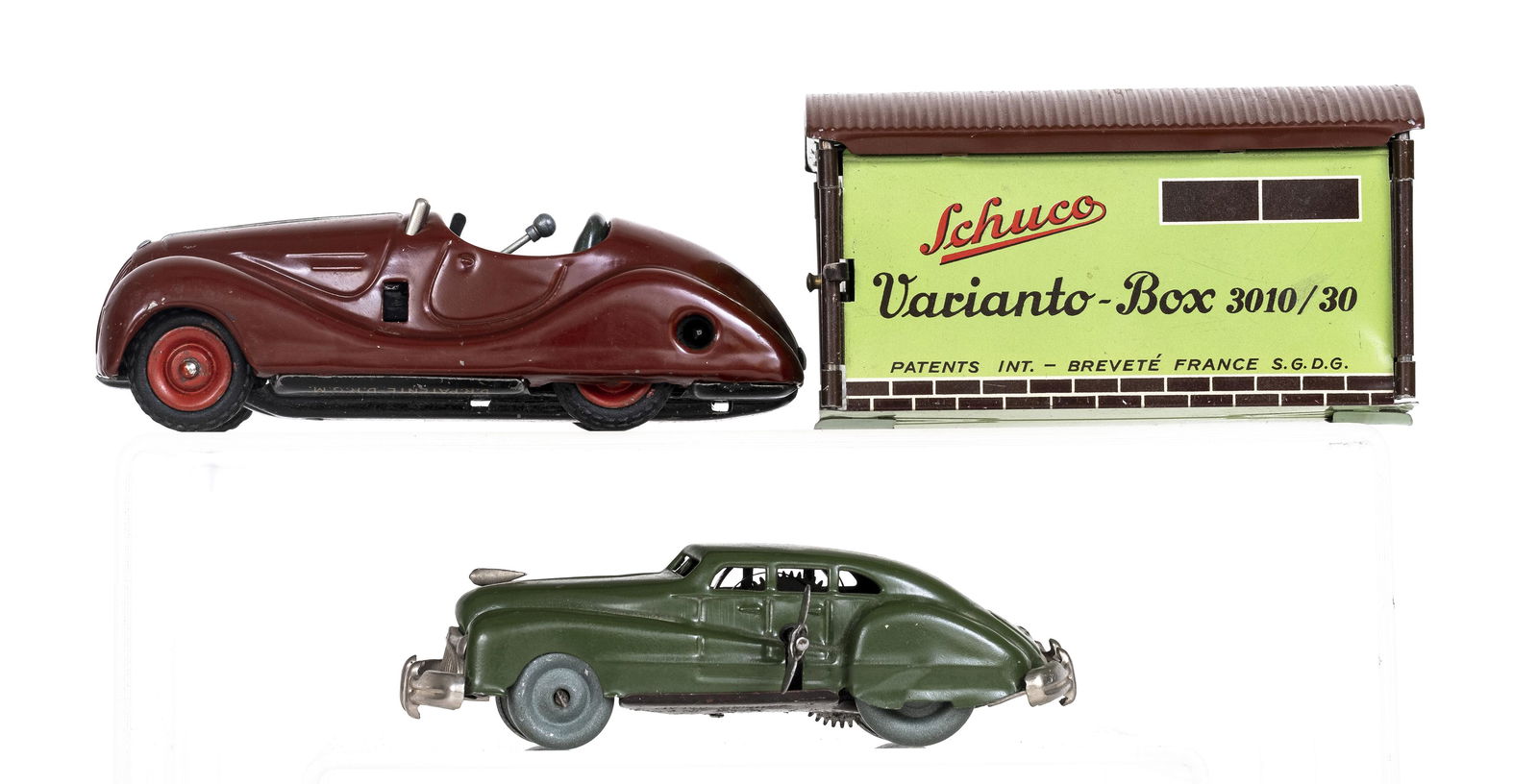 Two Windup Toys with Schuco Garage (1 of 2)
