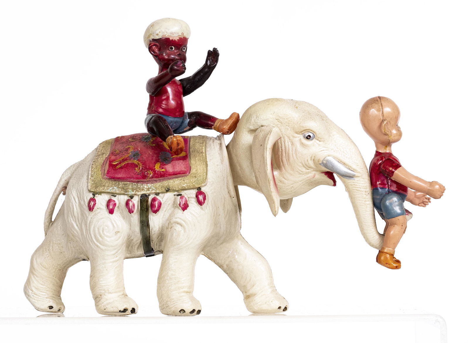 Celluloid Henry Riding on Elephant (1 of 4)