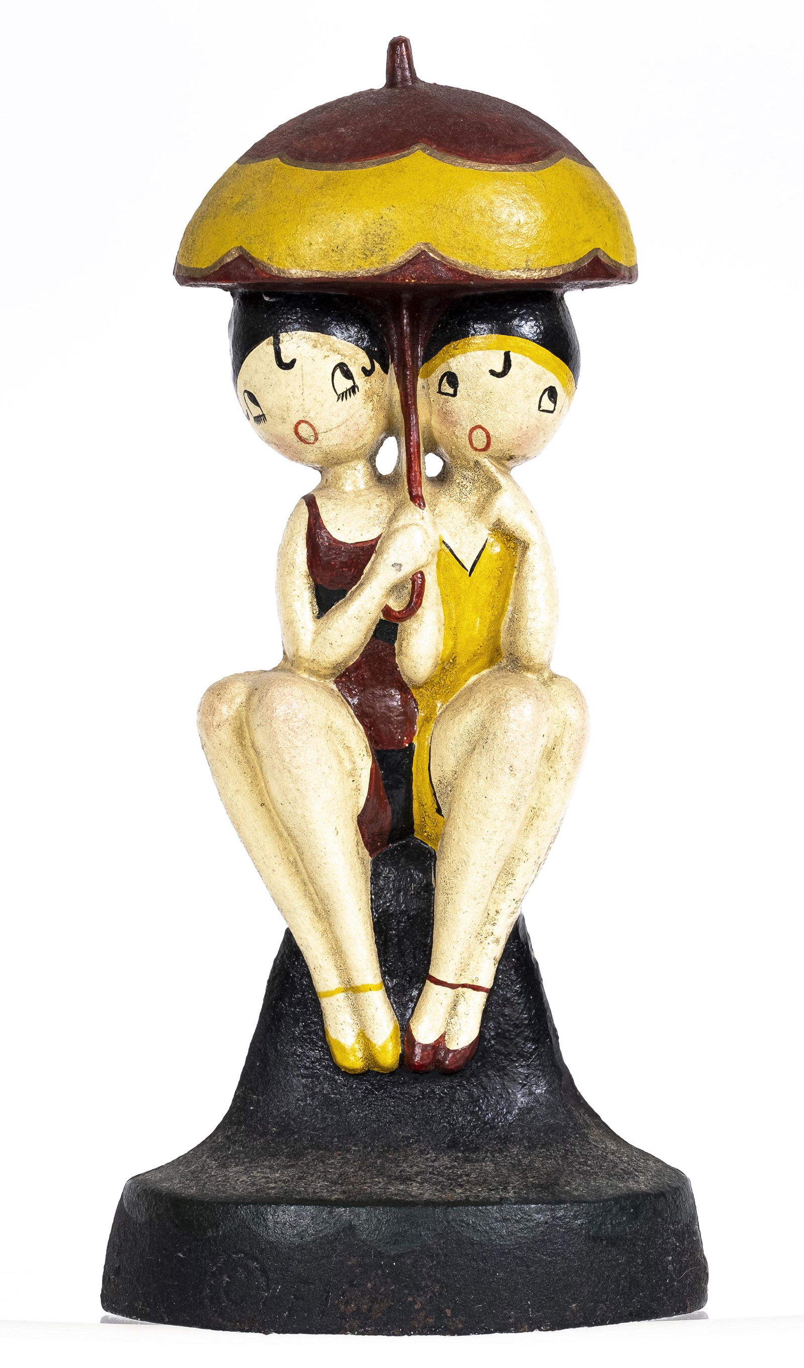 Bathing Beauty Cast Iron Doorstop (1 of 2)