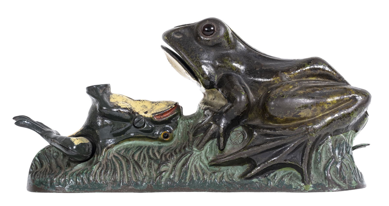 Two Frogs Cast Iron Mechanical Bank (1 of 5)