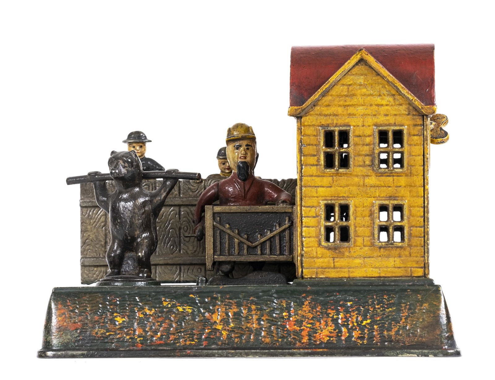 Organ Grinder & Performing Bear Iron Bank (1 of 6)