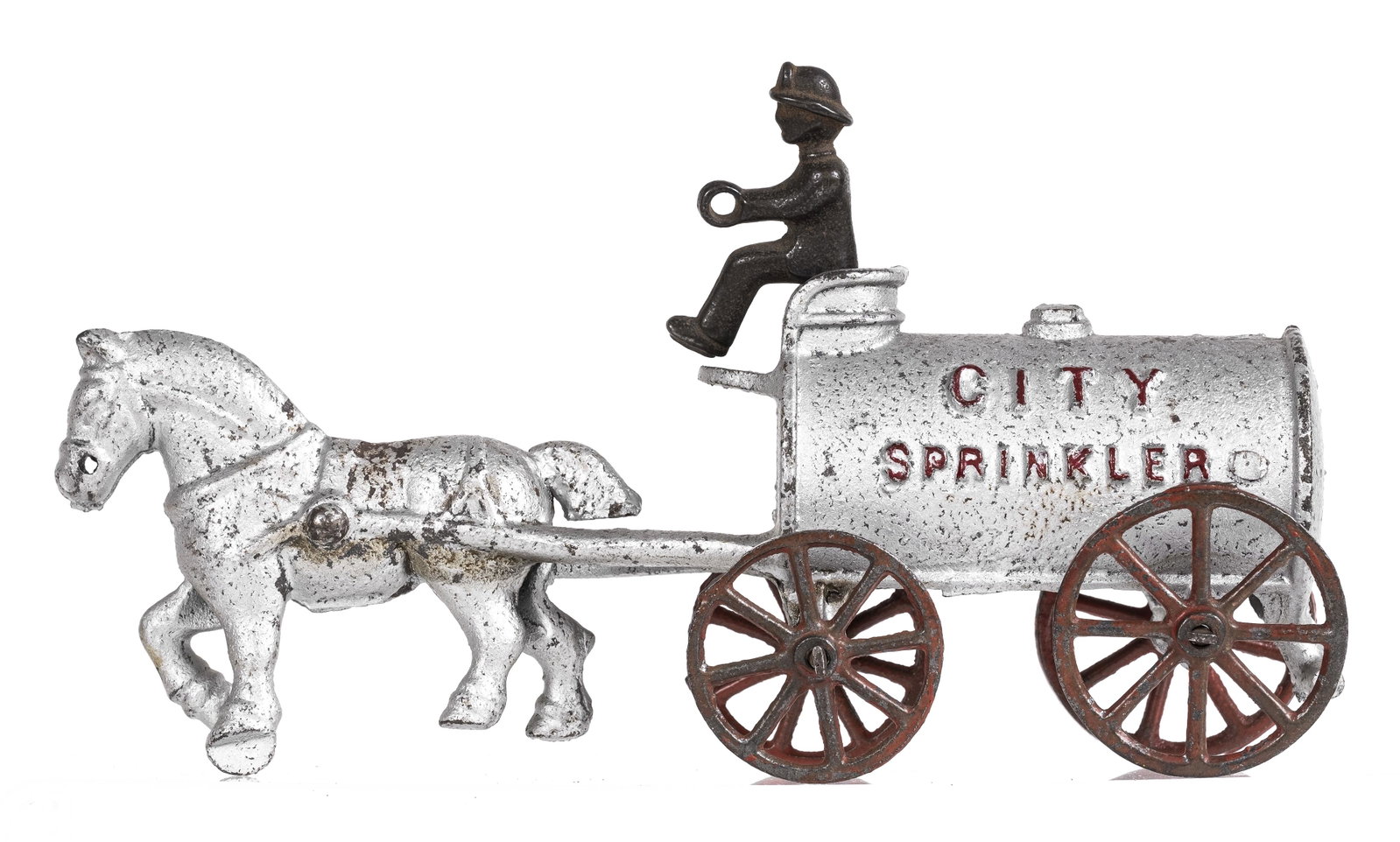 "City Sprinker" Truck Iron Toy: Kenton Hardware Company. Kenton, OH - 1915 - 9" Long.