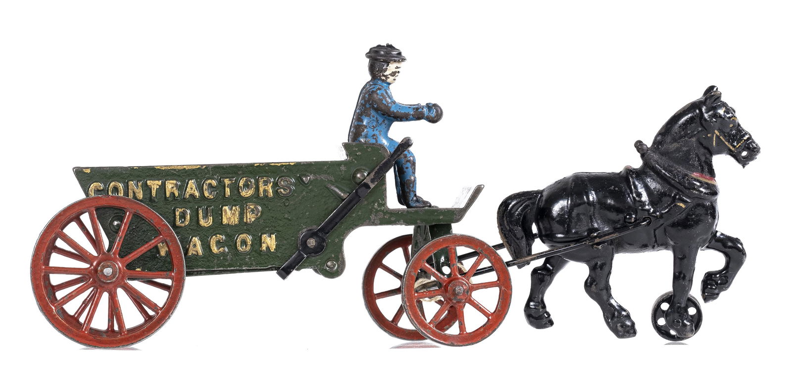 Contractors Dump Wagon Iron Toy (1 of 6)