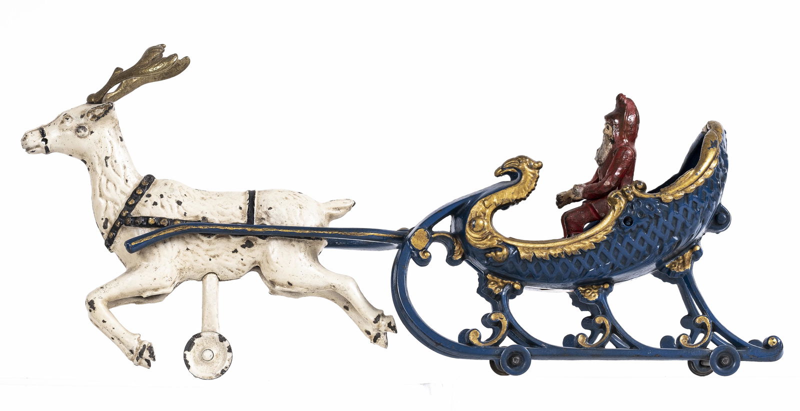 Santa Sleigh - Cast Iron (1 of 7)