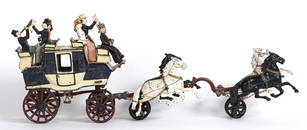 The "Tally Ho" Cast Iron Horse Drawn Toy