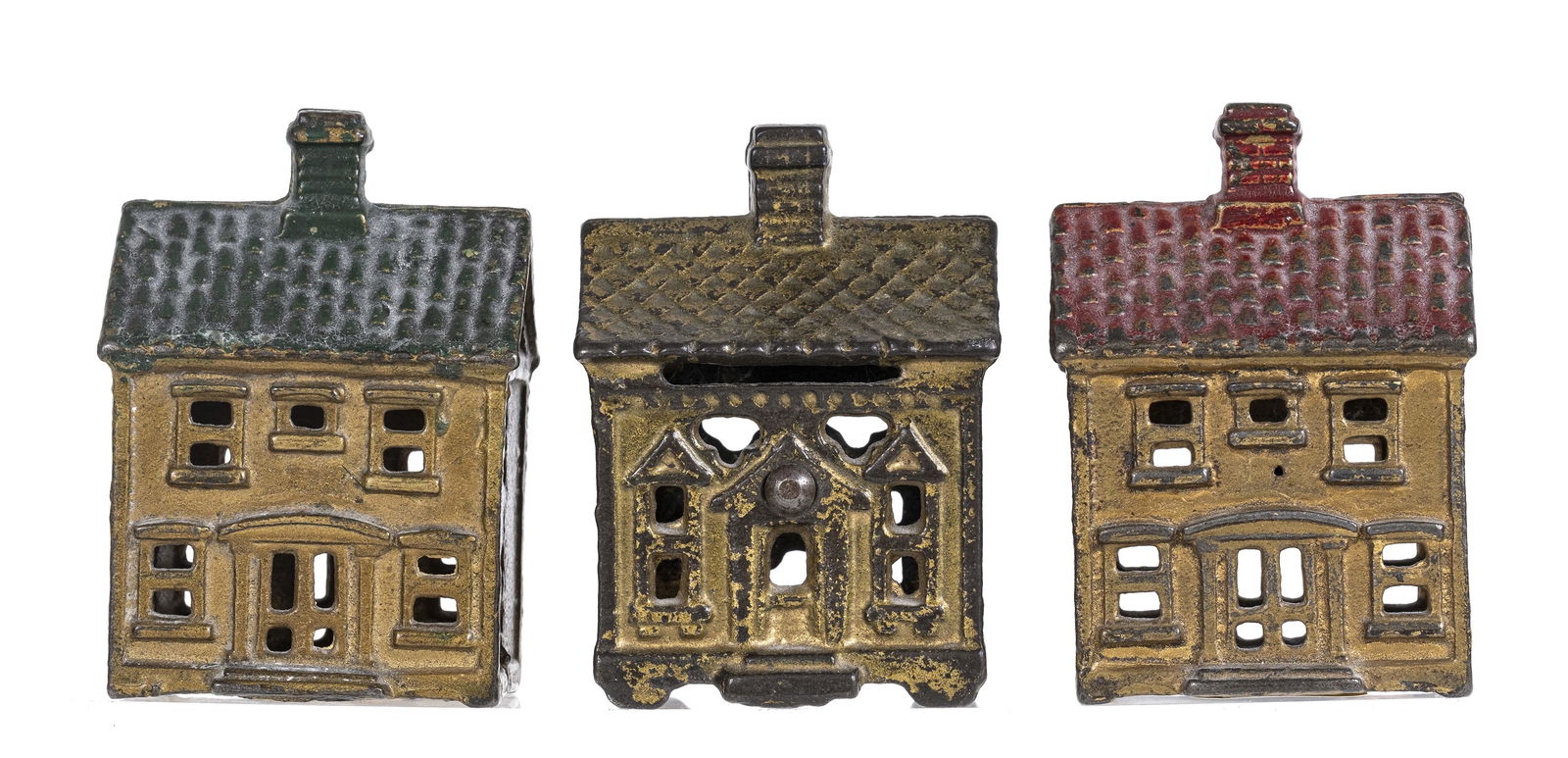 Three House Iron Banks (1 of 2)