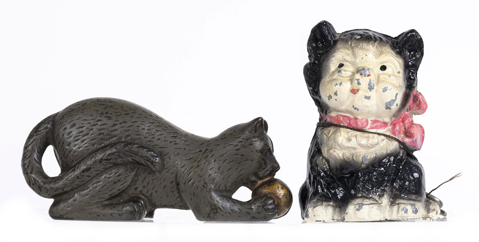 Two Cat Iron Banks (1 of 2)