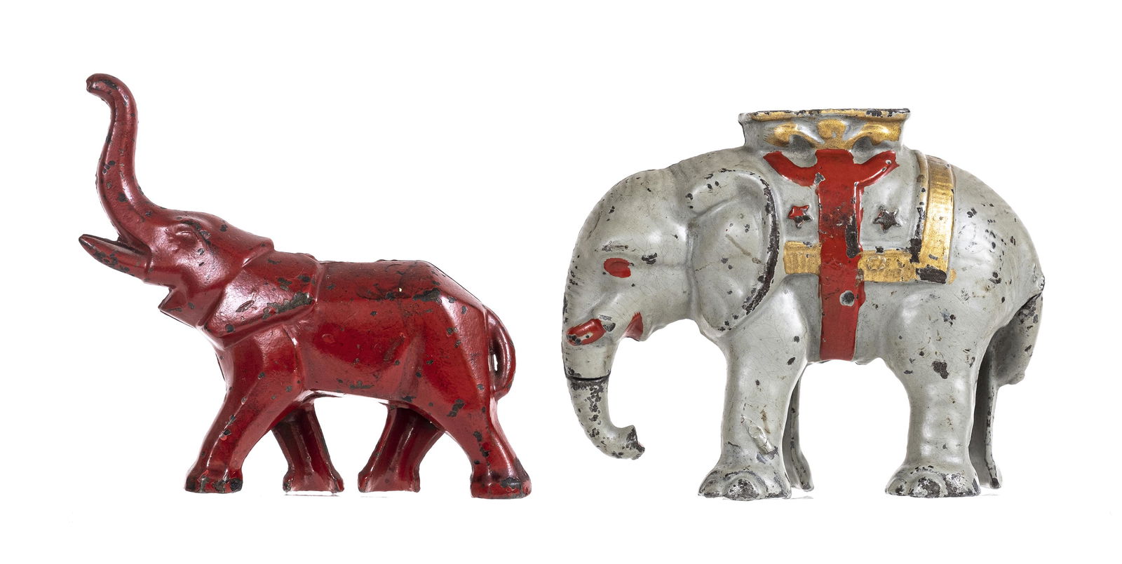 Two Elephant Iron Banks (1 of 2)