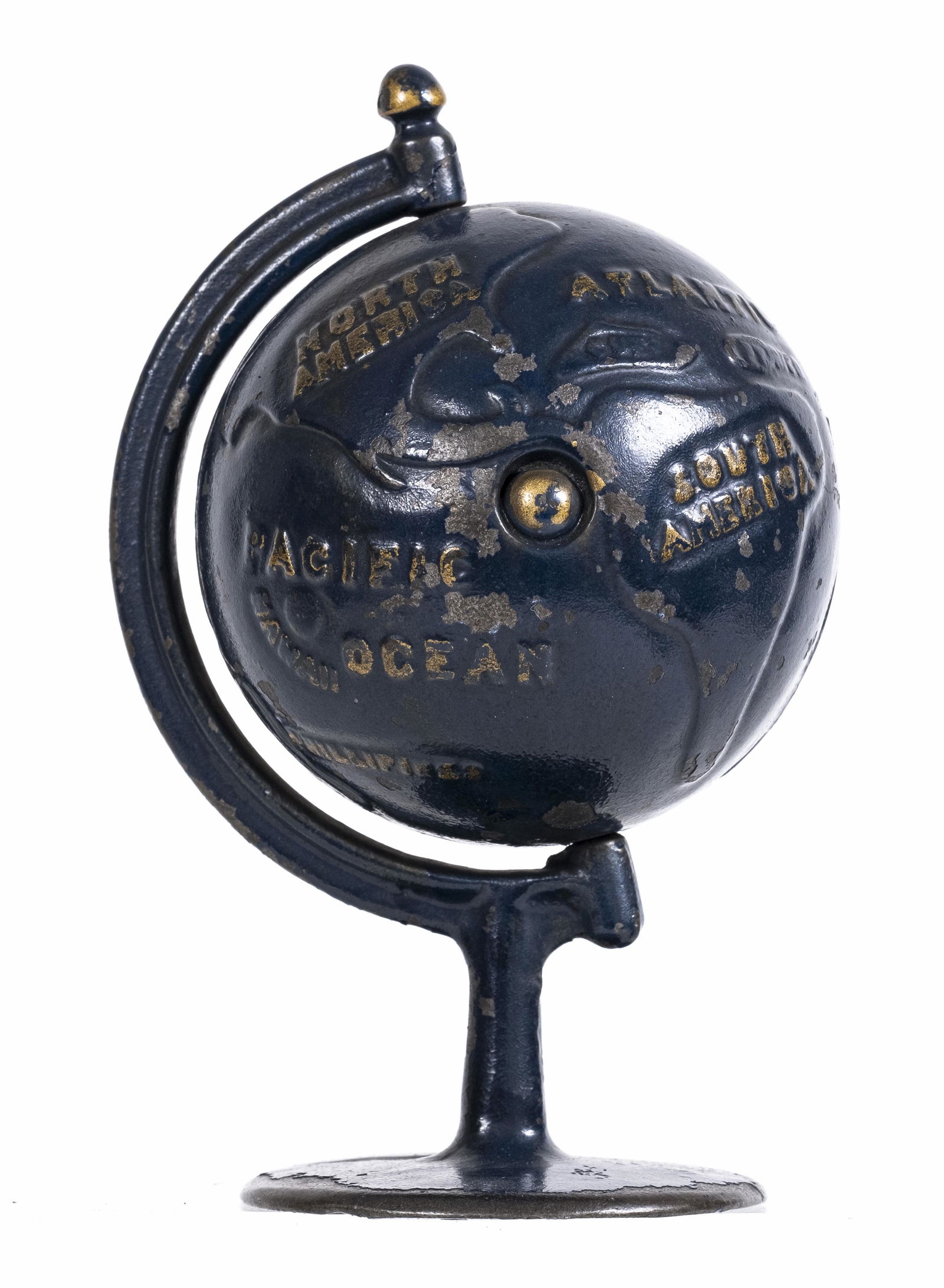 Globe on Arc Iron Bank (1 of 2)