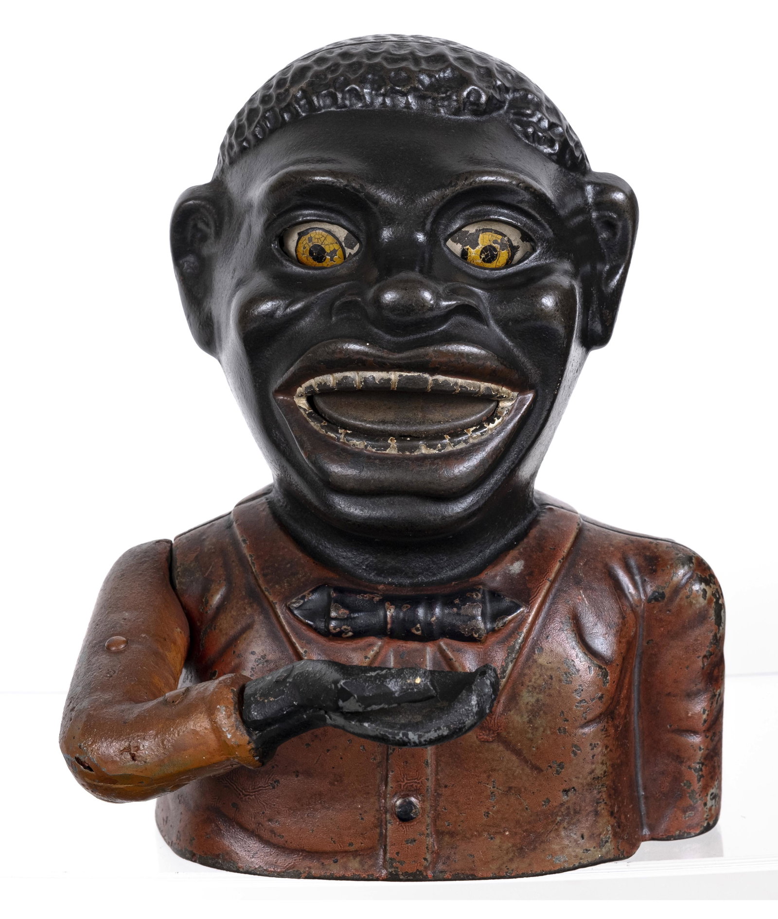 Jolly Man - Circular Coin Trap: J. & E. Stevens Company. Cromwell, CT - 1890.
