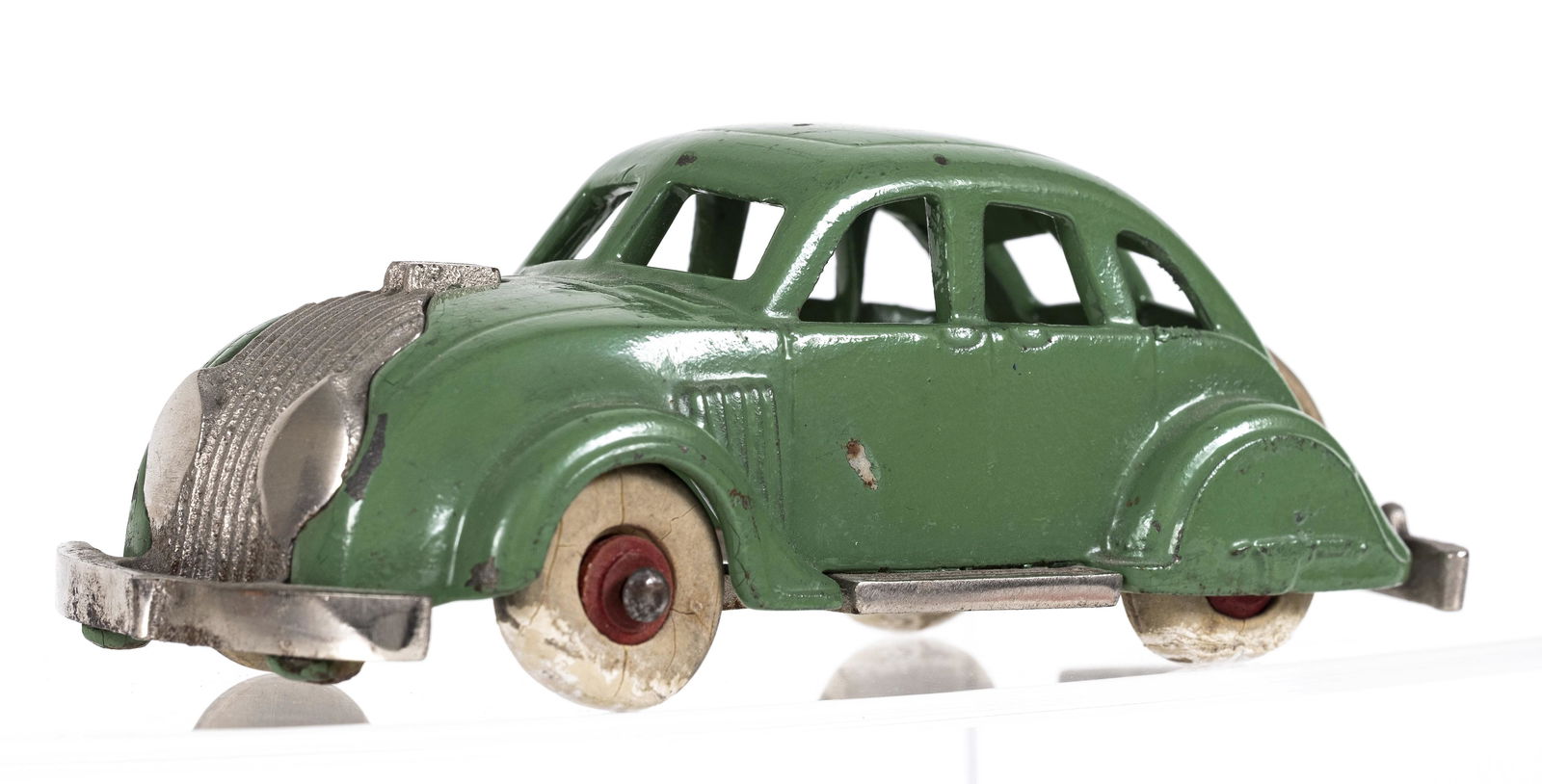 Kelly Green Chrysler Airflow - Cast Iron Toy (1 of 6)