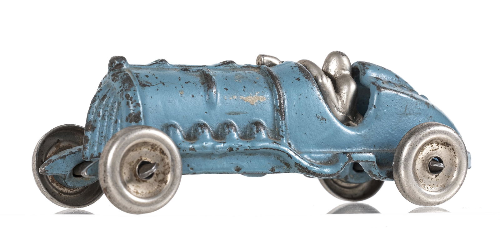 Powder Blue #7 Race Car - Cast Iron Toy (1 of 5)
