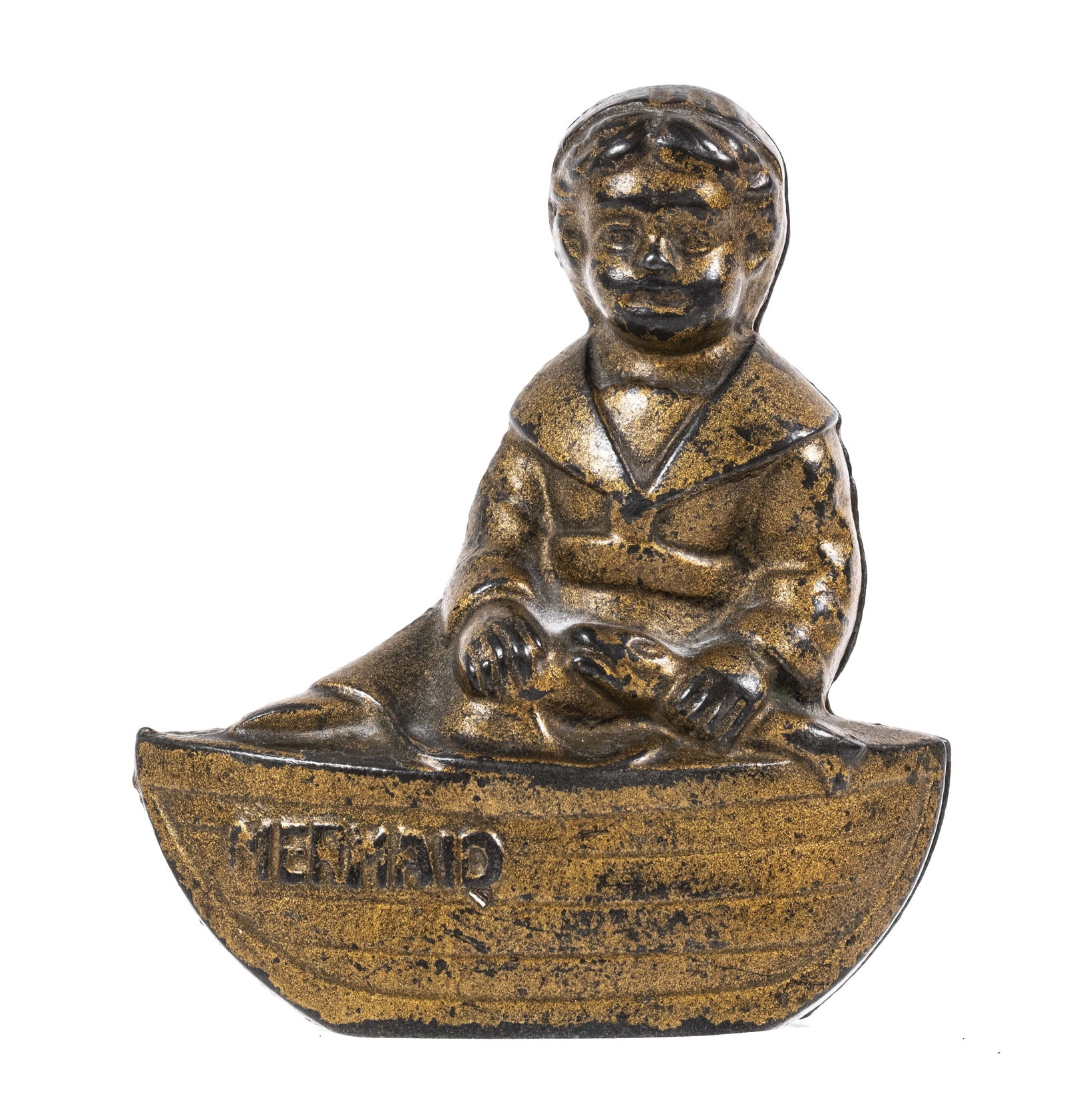 Mermaid Boat - Cast Iron Bank (1 of 2)