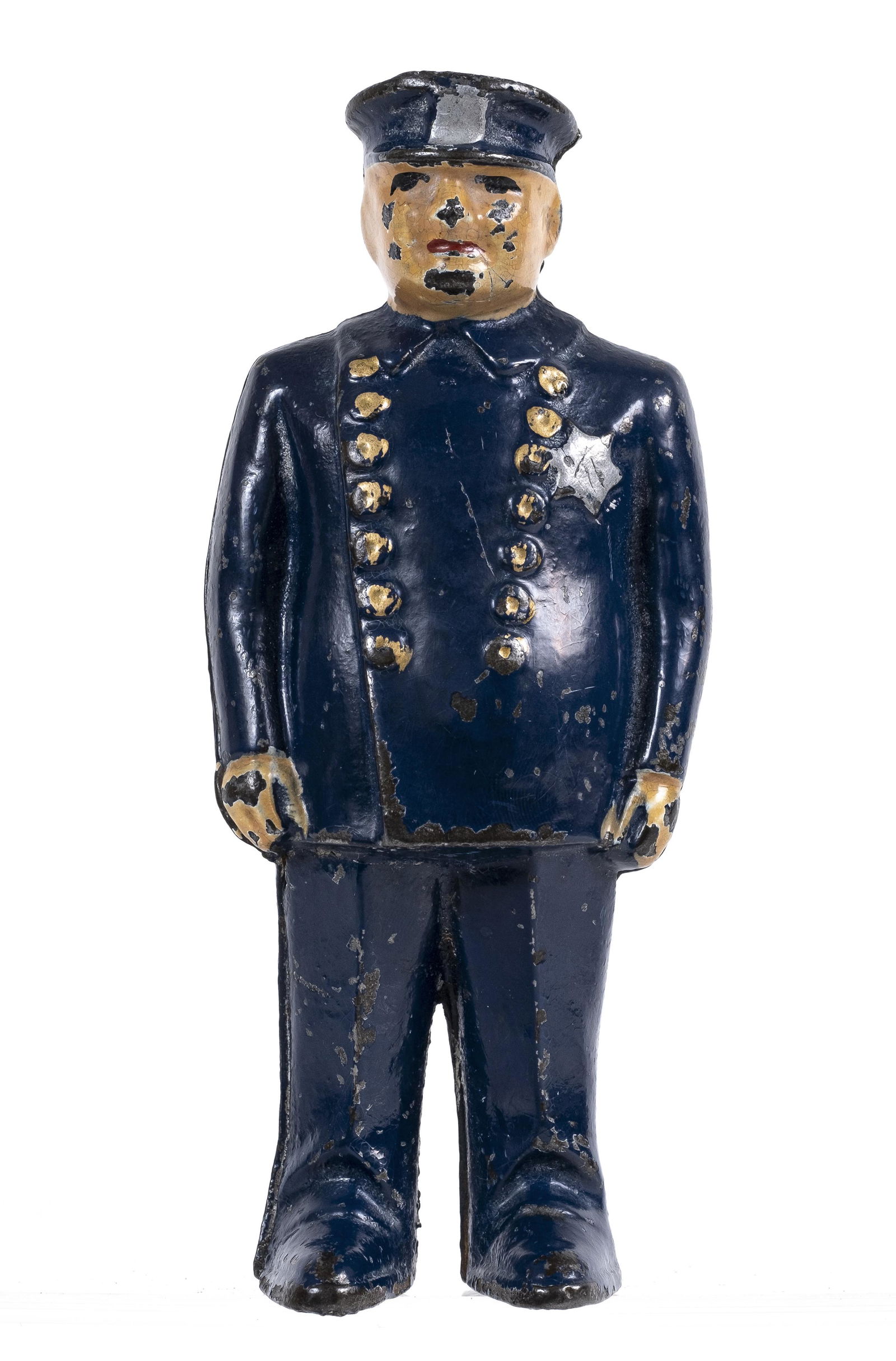 Policeman - Cast Iron Bank: By Arcade Mfg. Company. Freeport, IL - 1925.