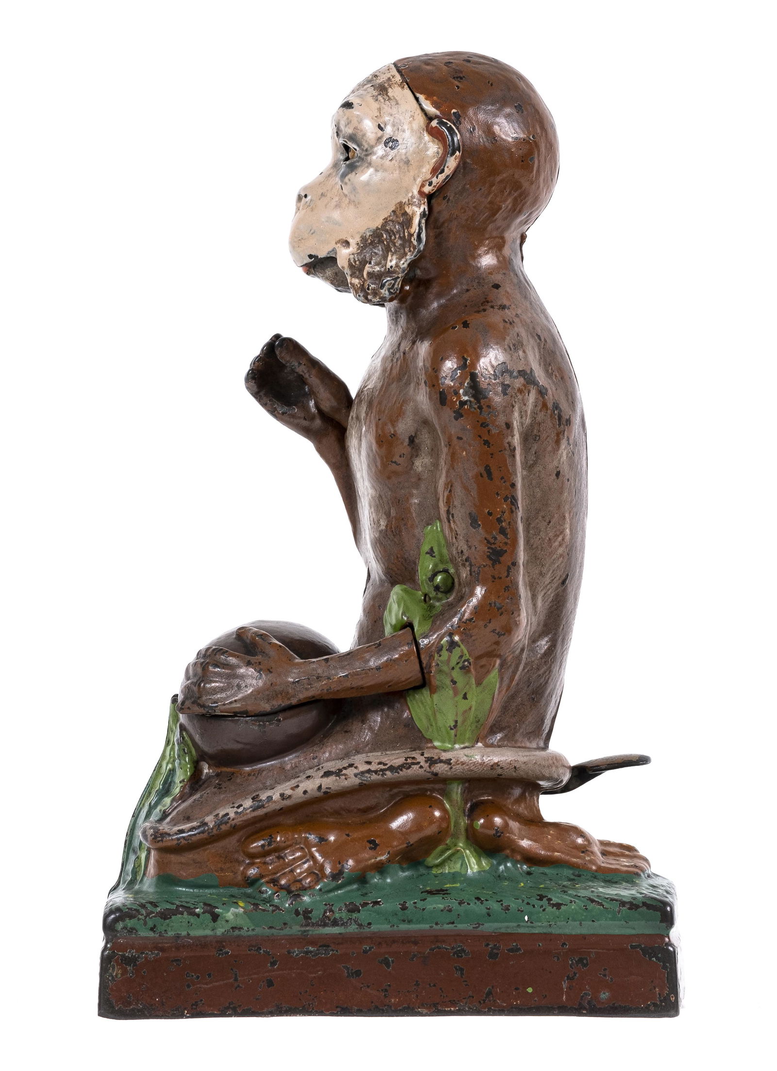 Monkey and Coconut - Cast Iron Mechanical Bank (1 of 4)
