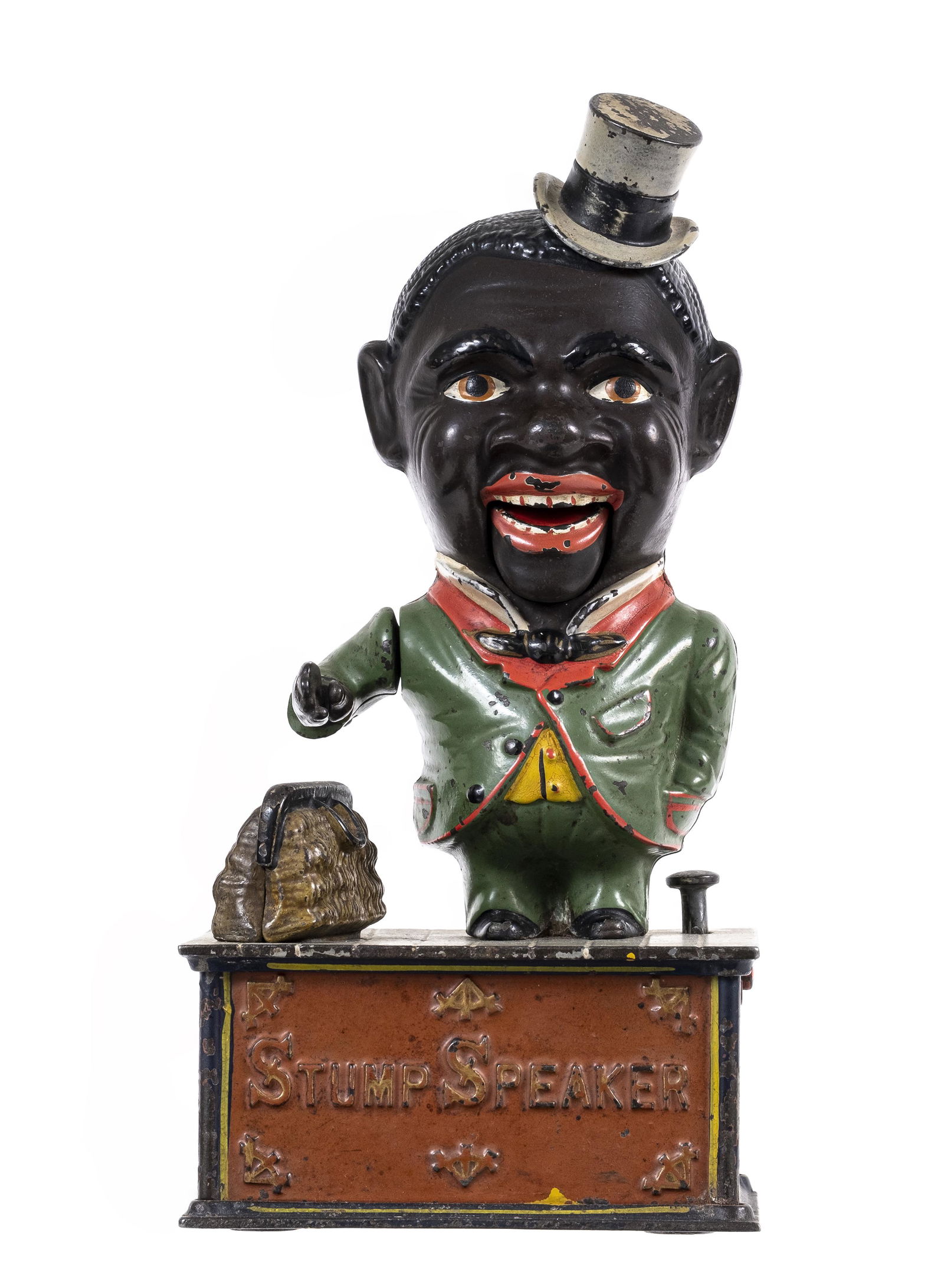 Stump Speaker - Cast Iron Mechanical Bank (1 of 6)