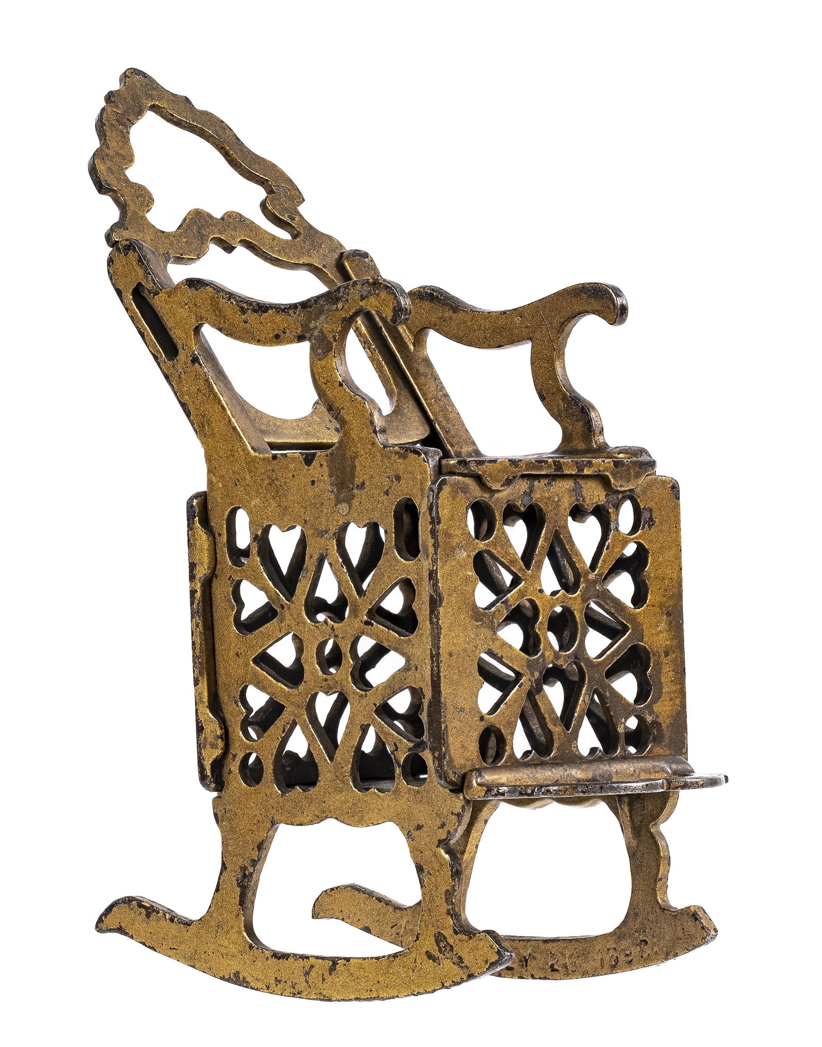Rocking Chair Puzzle - Cast Iron Bank (1 of 5)