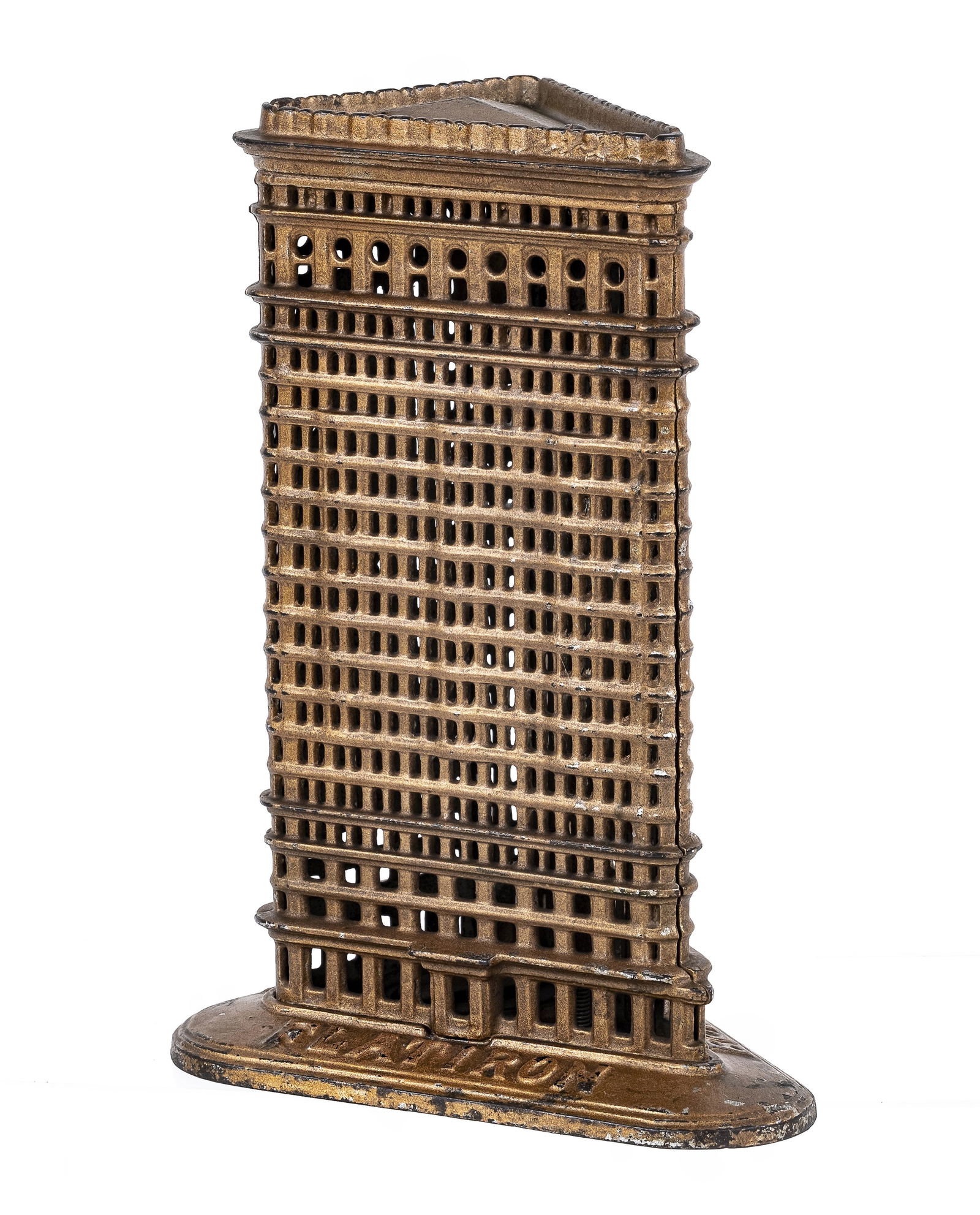 Largest Flatiron - Cast Iron Still Bank (1 of 4)