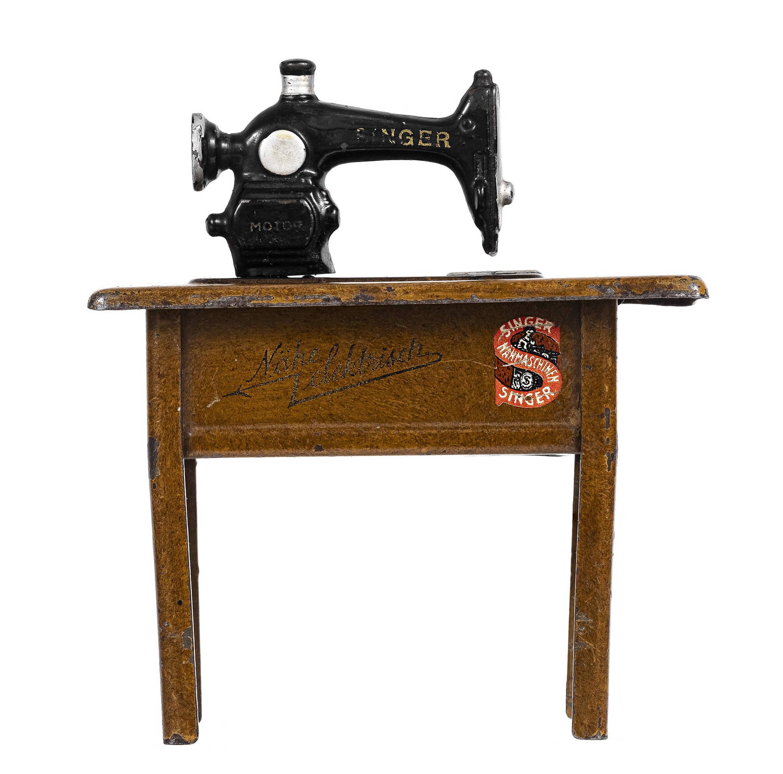 Singer Electric Sewing Machine Still Bank Auction