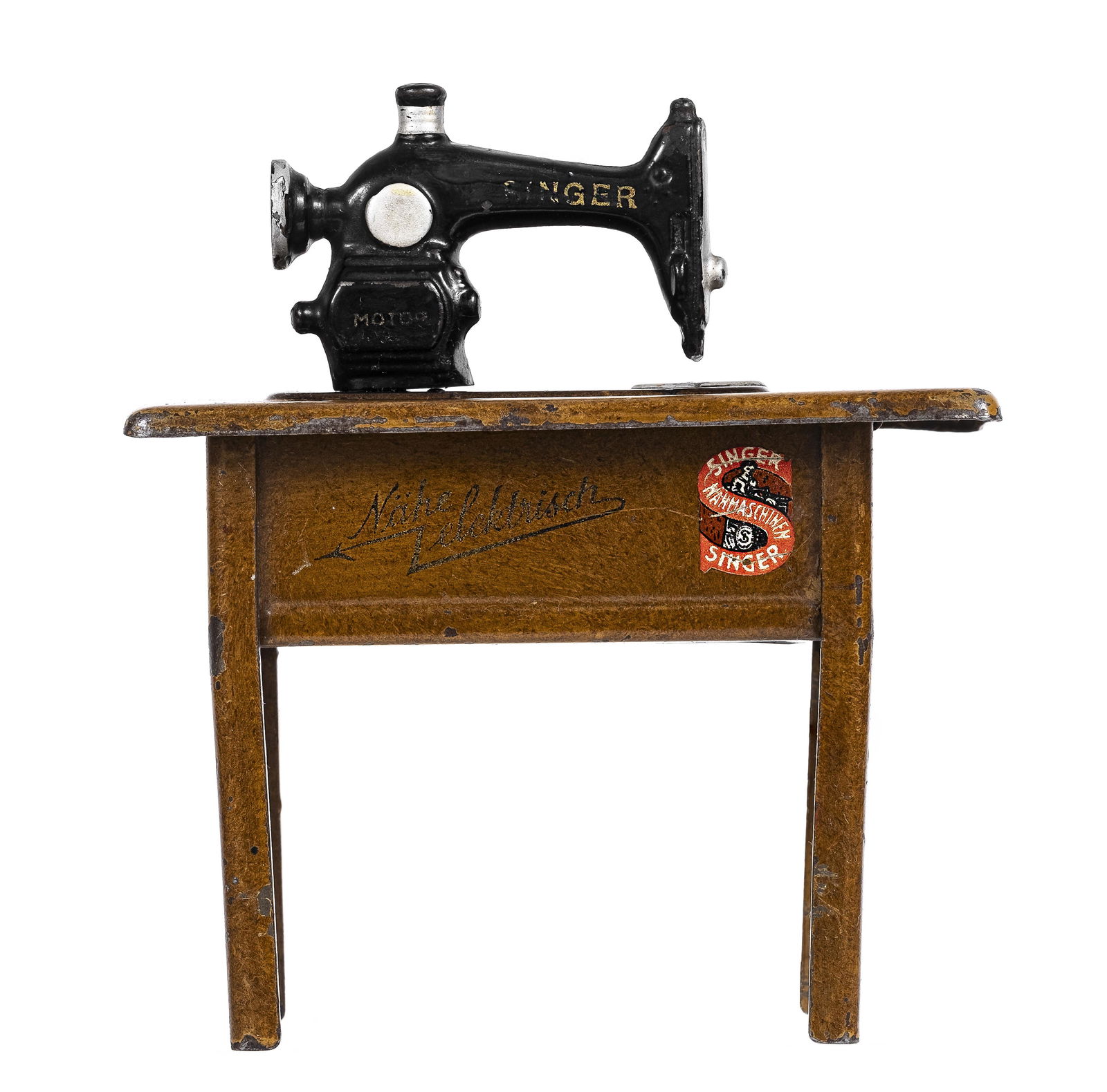 Singer Electric Sewing Machine Still Bank Auction