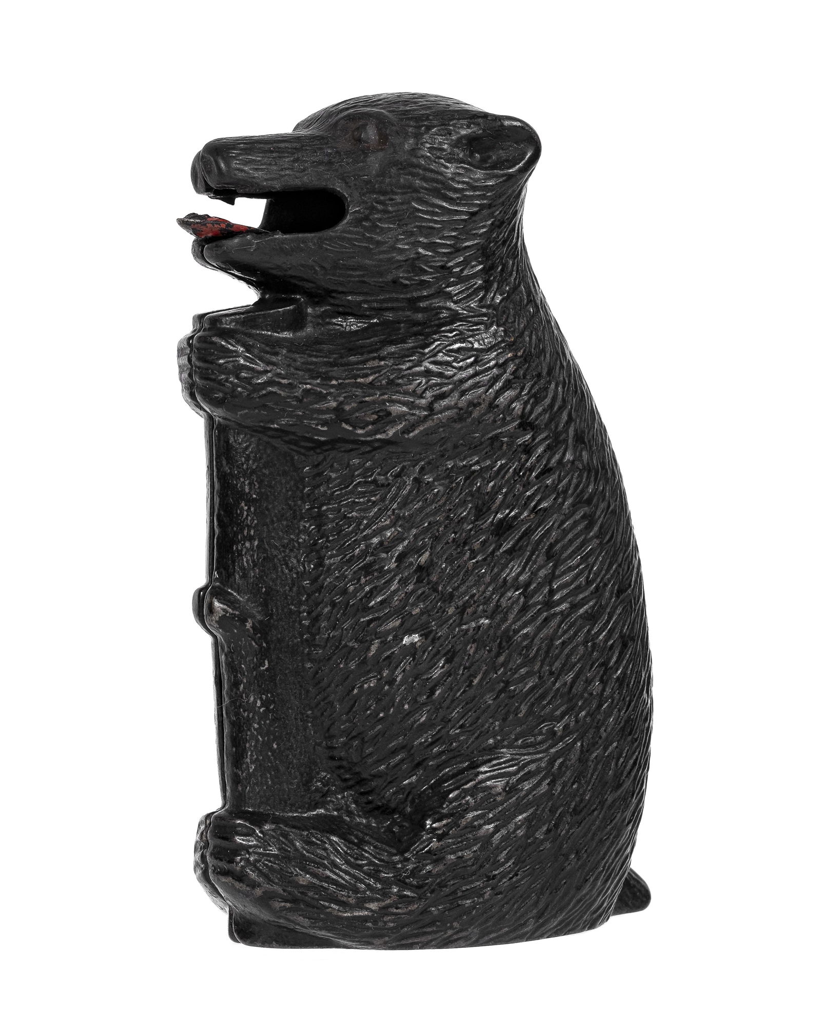 Bear Hugs Tree Stump - Cast Iron Mechanical Bank (1 of 4)