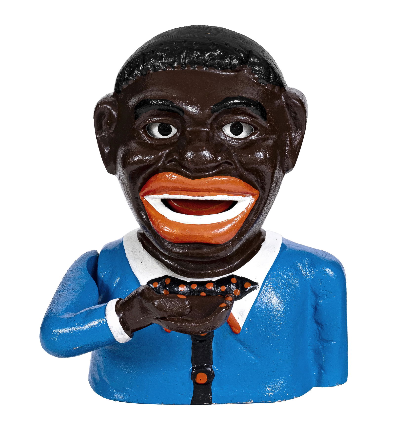 Aluminum Blue Shirt Jolly Bank (1 of 5)