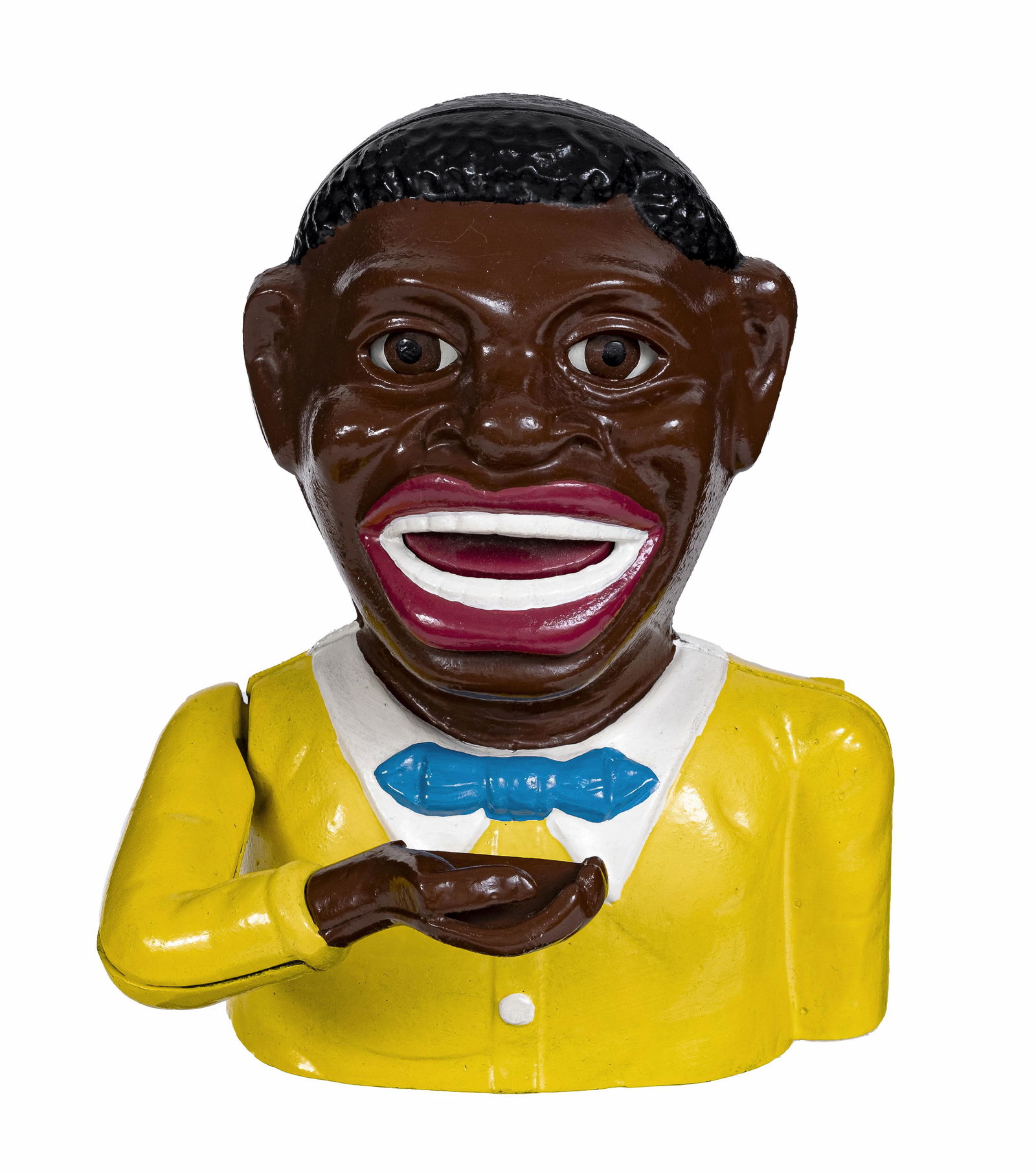 Rare Aluminum Jolly Boy Bank (1 of 5)