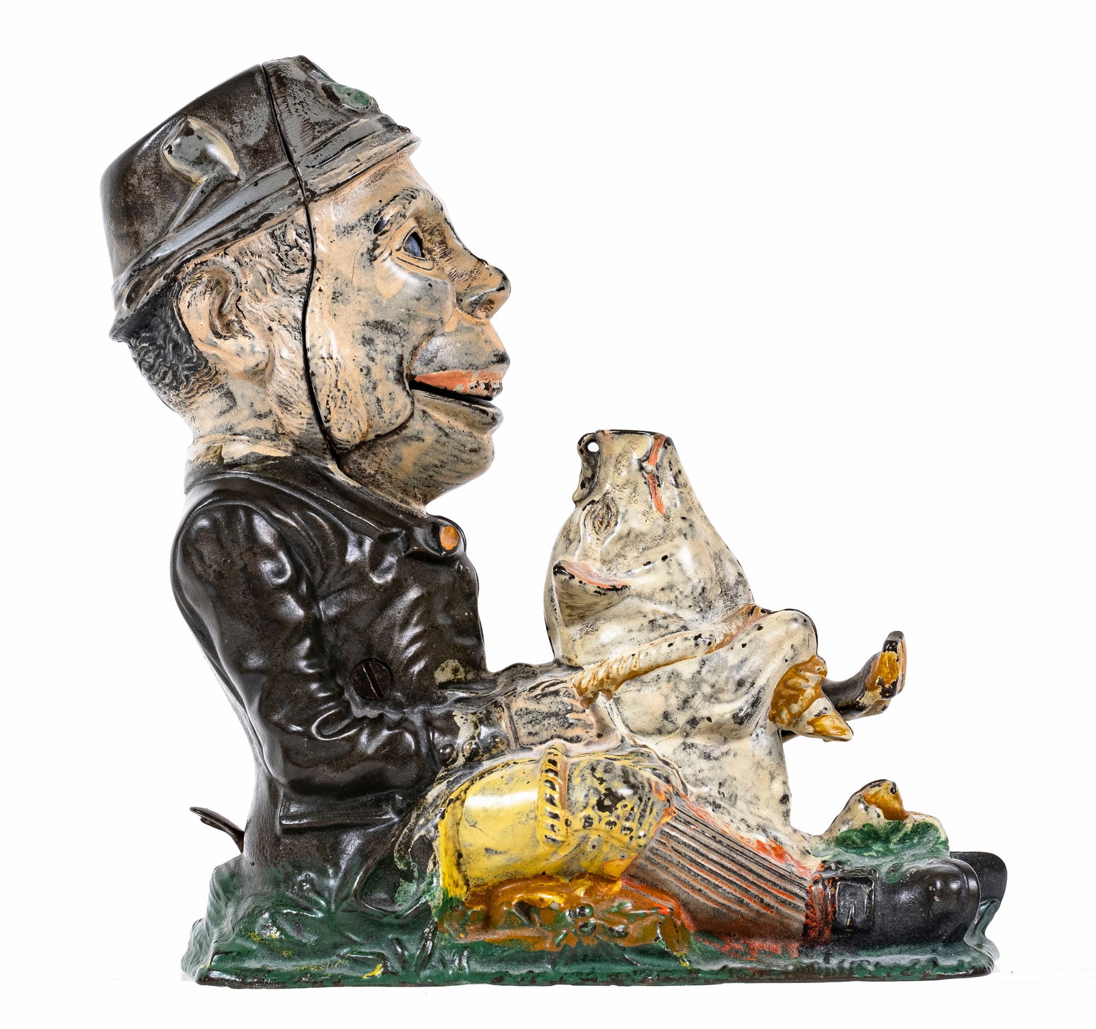 Paddy and the Pig - Cast Iron Mechanical Bank (1 of 6)