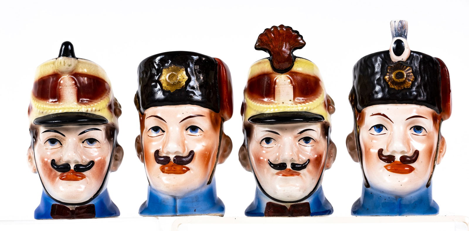 Four Military Themed Ceramic Still Banks (1 of 2)