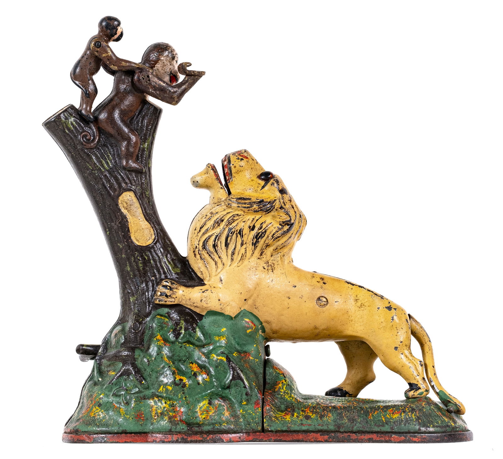 Lion and Monkeys - Cast Iron Mechanical Bank (1 of 6)