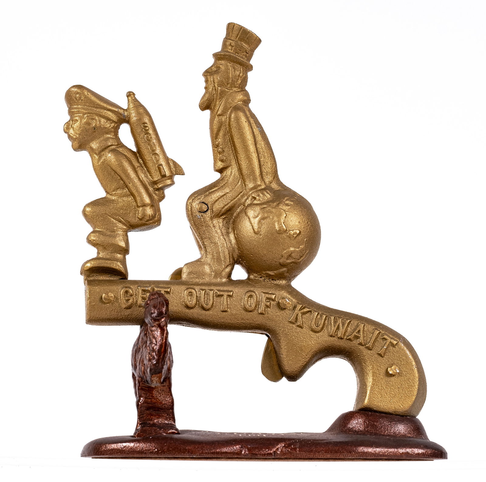 Get out of Kuwait - Reynolds Cap Gun: Cast Aluminum.