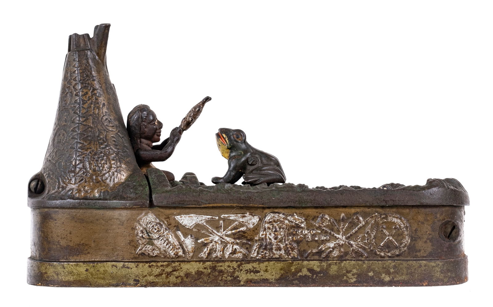 Chief Big Moon - Cast Iron Mechanical Bank (1 of 5)