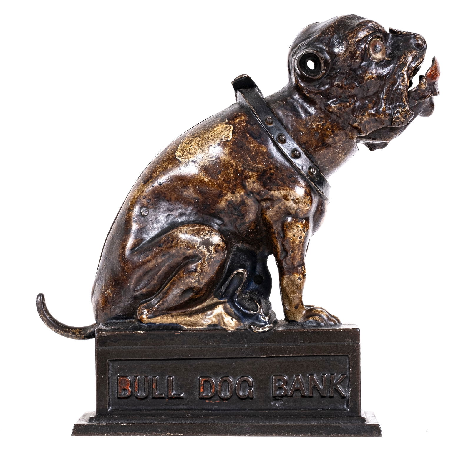 Bull Dog, Blue Blanket - Cast Iron Mechanical Bank (1 of 5)