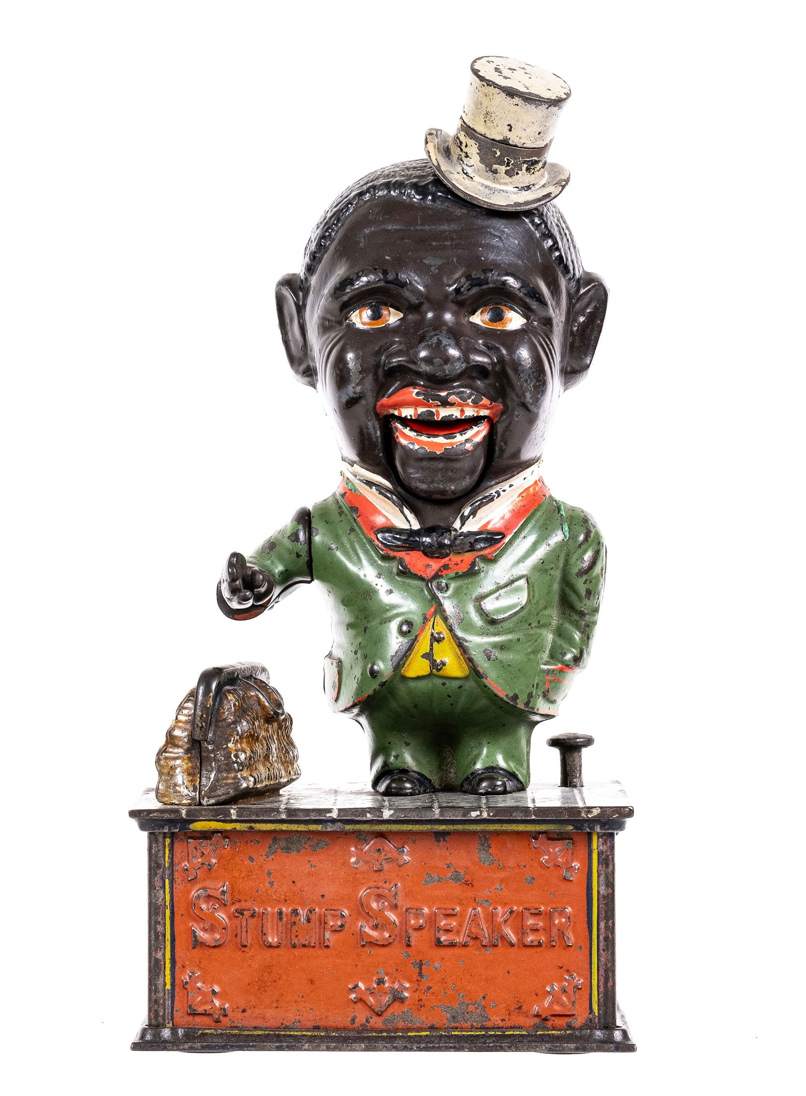 Stump Speaker - Cast Iron Mechanical Bank (1 of 6)