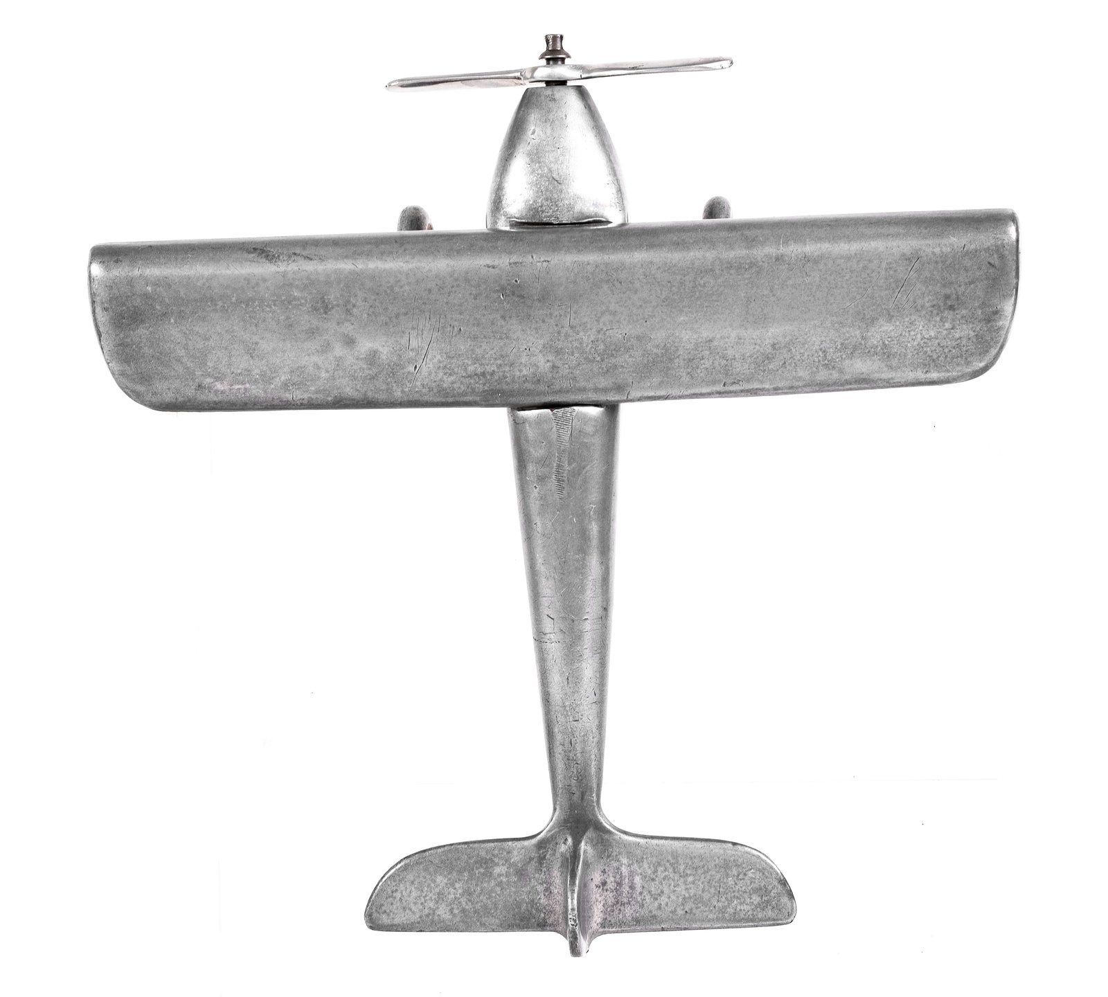 Art Deco Aluminum Airplane Toy (1 of 4)