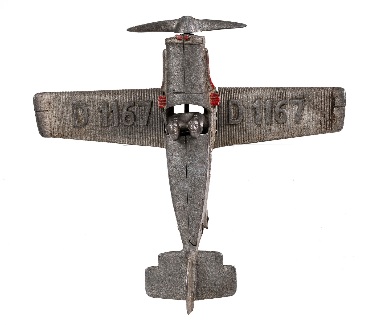 "Junkers" Bremen Airplane - Aluminum Toy (1 of 4)