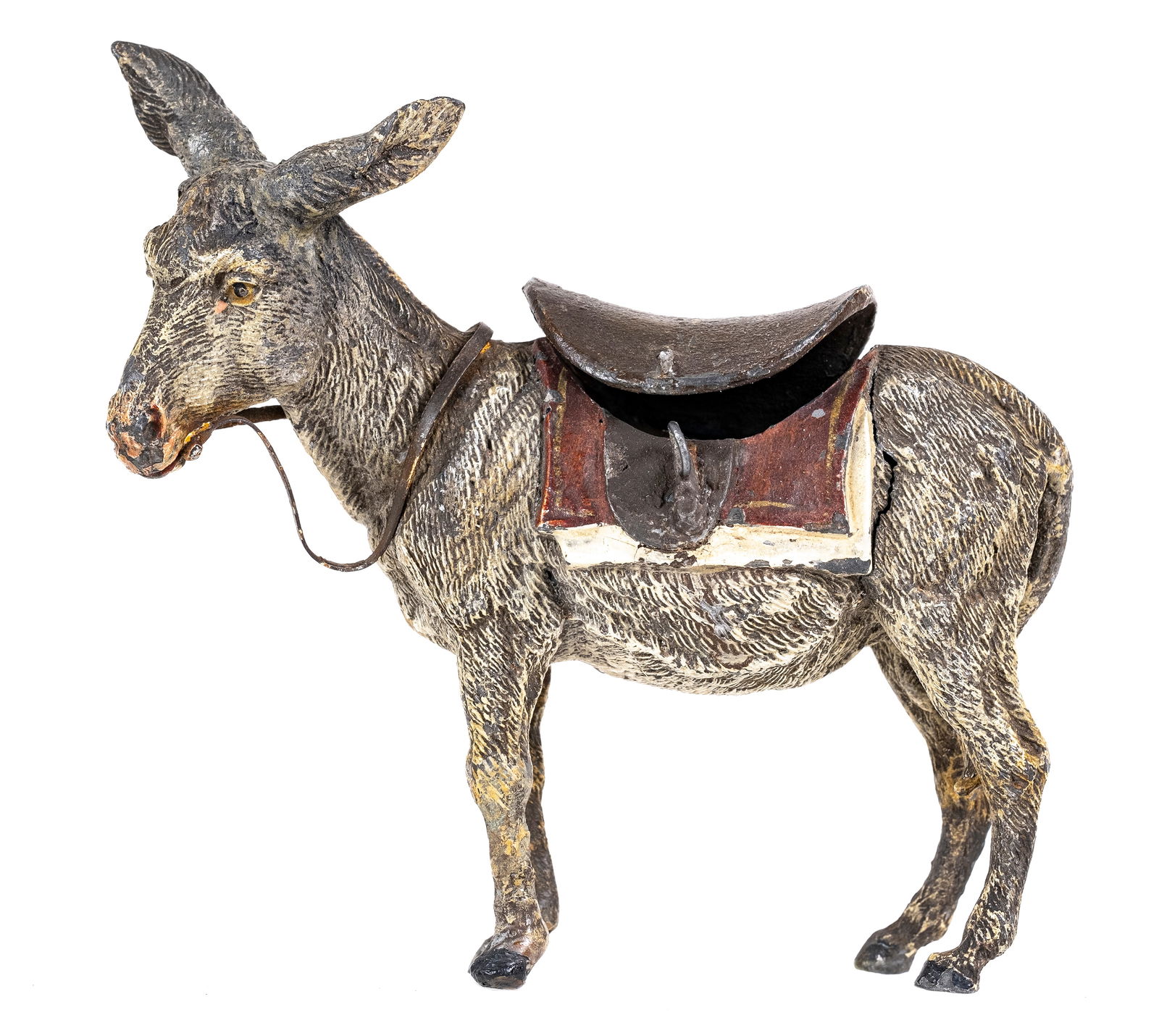 Donkey Facing Left - Spelter Bank (1 of 2)