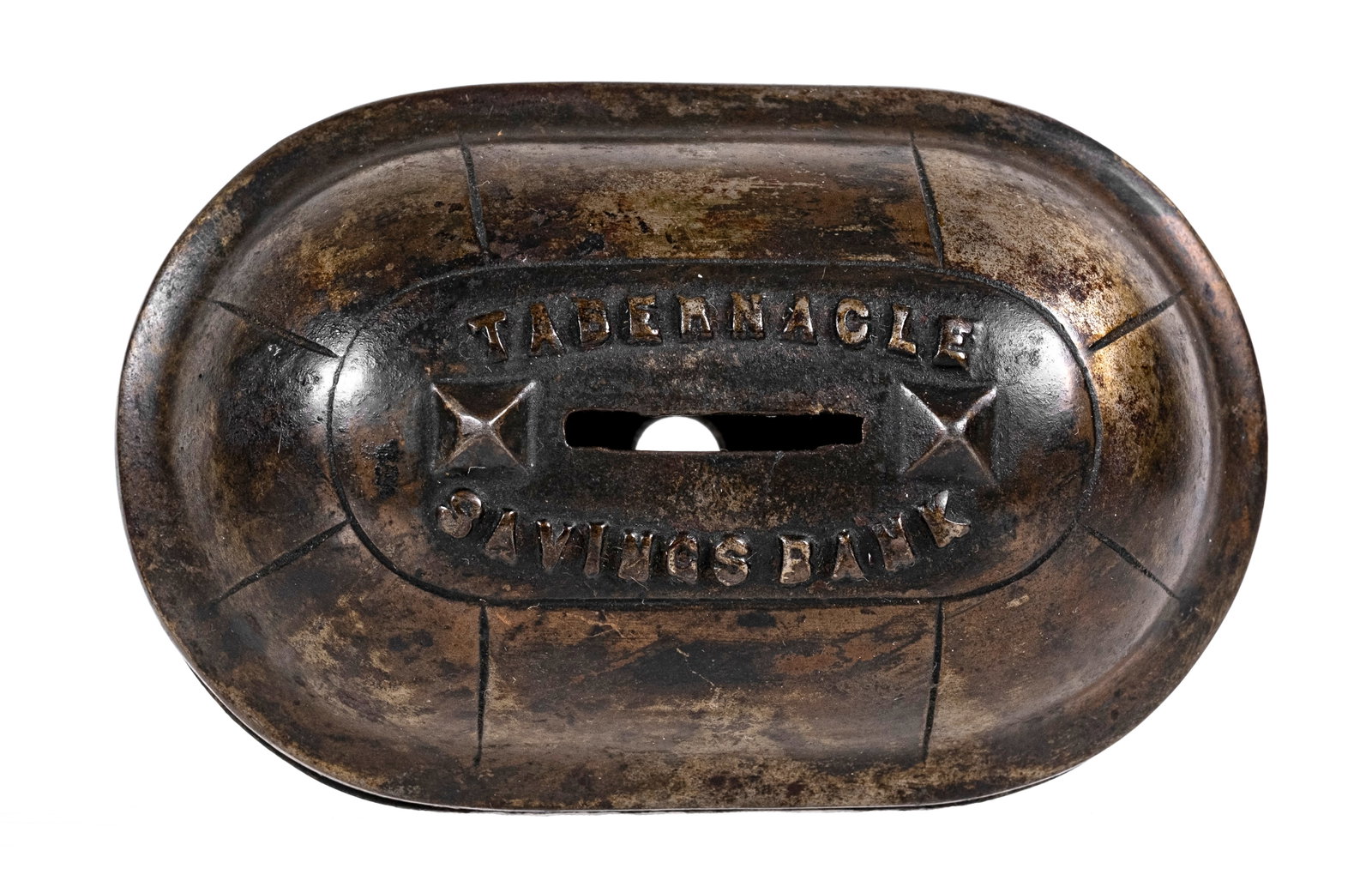 Mormon Tabernacle - Cast Iron Still Bank: By the Keyless Lock Company. American - Circa Late 1890's. Ex - Alvin Goldstein Collection.