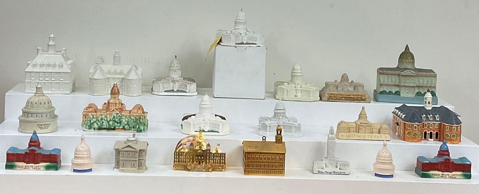 State Capitals: Ceramics, Tin and Plastic (19 total) (1 of 2)