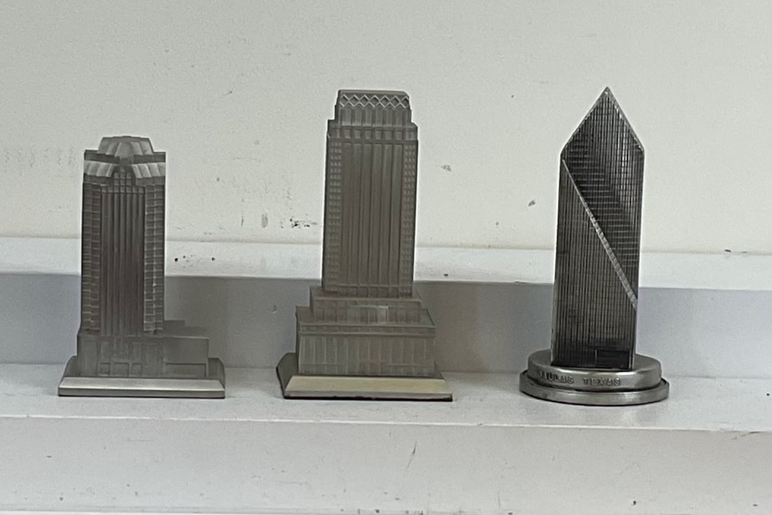 Three Building Souvenirs (Two Dupliform/ one Rehberger) (1 of 2)