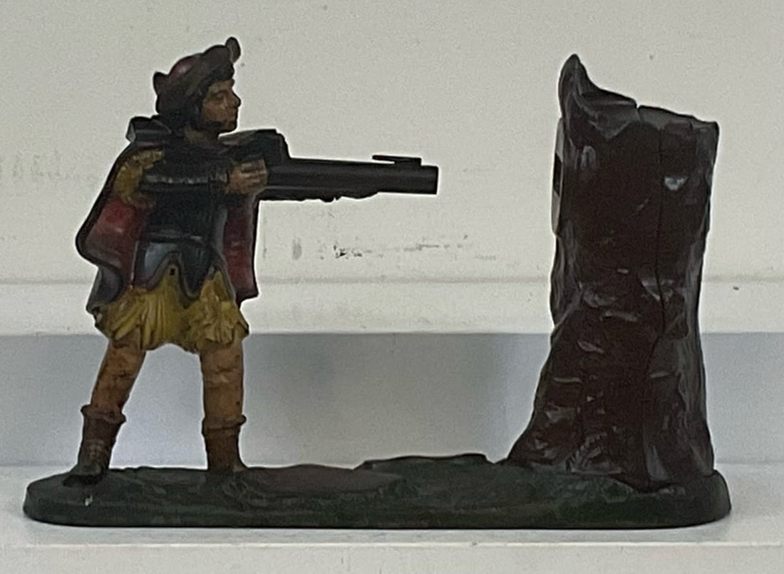 New Creedmoor: Connecticut 1890s - 9 1/2" Tall Notes: Made by J&E Stevens Company