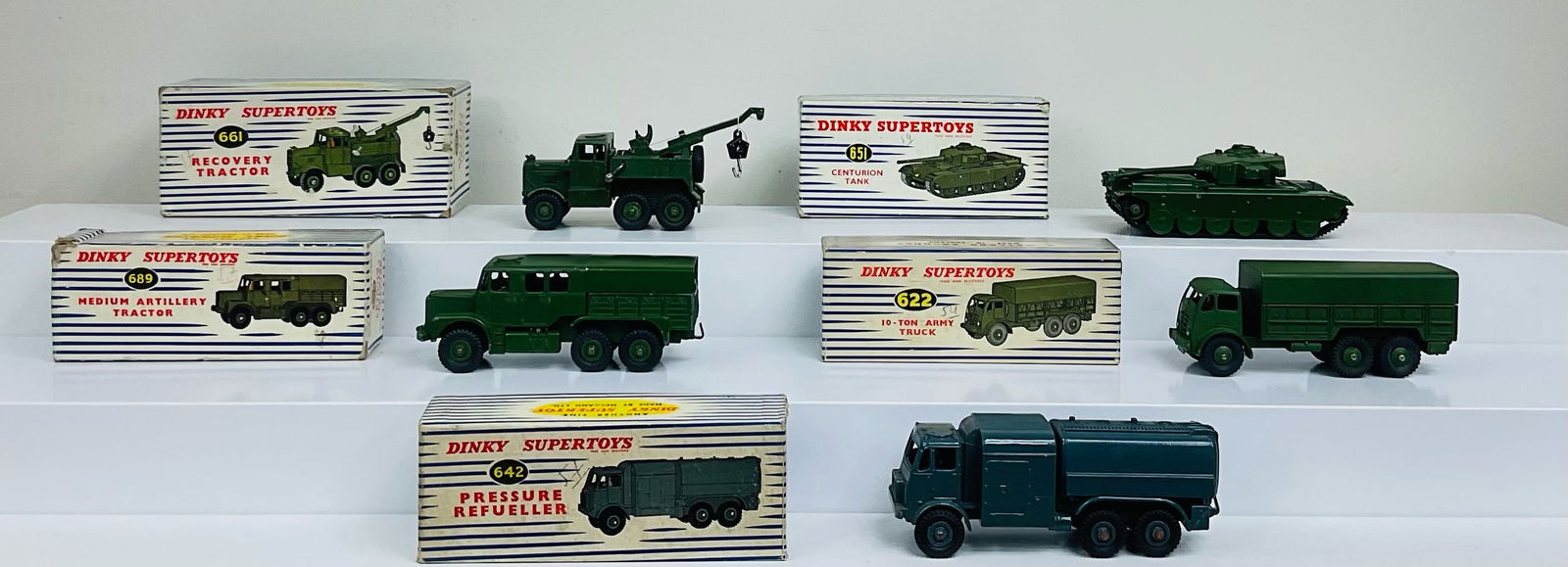 Five Military Dinky Toys (1 of 2)